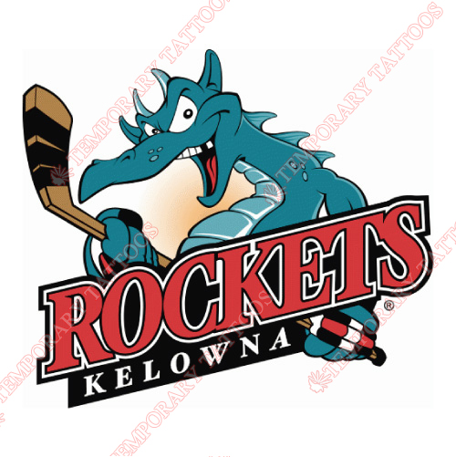 Kelowna Rockets Customize Temporary Tattoos Stickers NO.7508